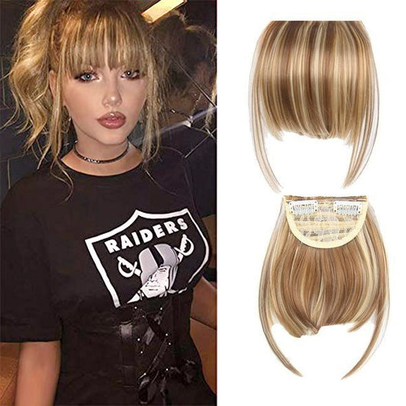 3D Clip-In Bangs Hair Extensions Wig